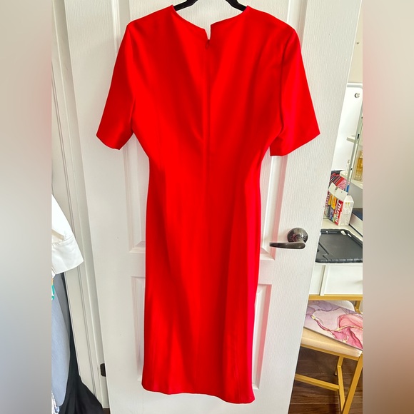 Beautiful red dress from ZARA with side slit - Picture 2 of 4
